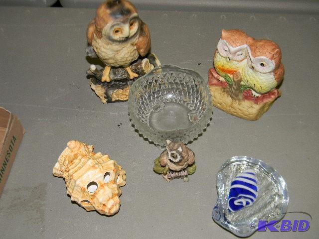 Lot of 6 - misc. decor and knick-kn...