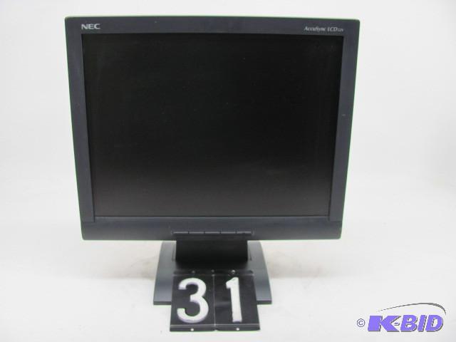 lot 31 image: NEC 52v 15" LCD monitor. This ...