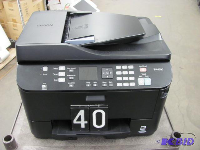 lot 40 image: Epson WP-4530 printer. This unit ha...