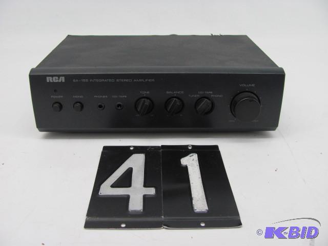lot 41 image: RCA SA-155 25W Sterio amplifier. Th...