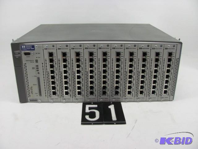 lot 51 image: HP procurve switch 4000m. This unit...
