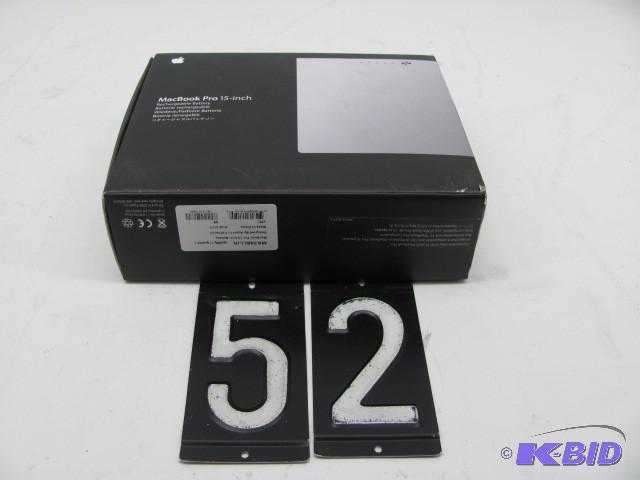 lot 52 image: Battery for a 15 inch macbook pro. ...