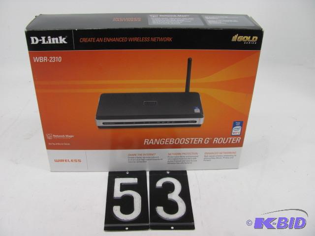 lot 53 image: D-link WBR-2310 wireless router. Th...