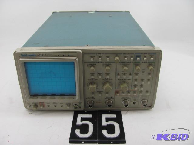 lot 55 image: Tektronix 2430A digital oscilloscop...