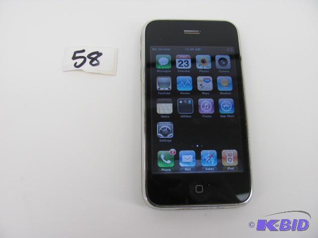 lot 58 image: Apple iphone A1241. This unit is te...