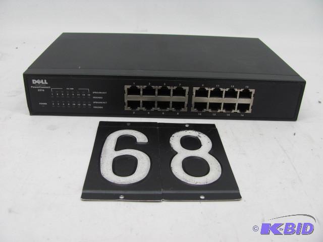 lot 68 image: Dell power connect 2216 network swi...