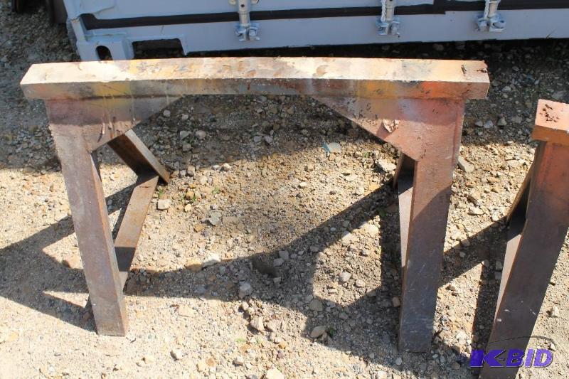 lot 25 image: 2 Welding Horses &nbsp38 Inches W...