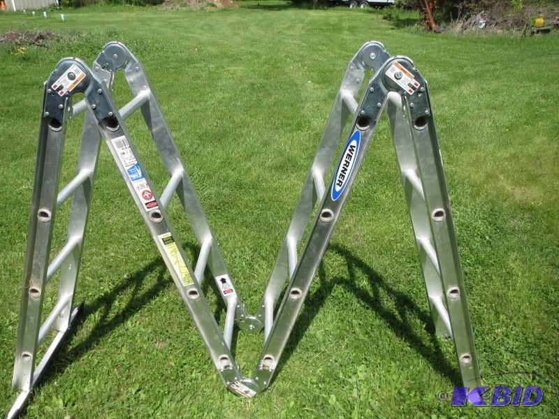 Werner Folding Aluminum Ladder &nbs...