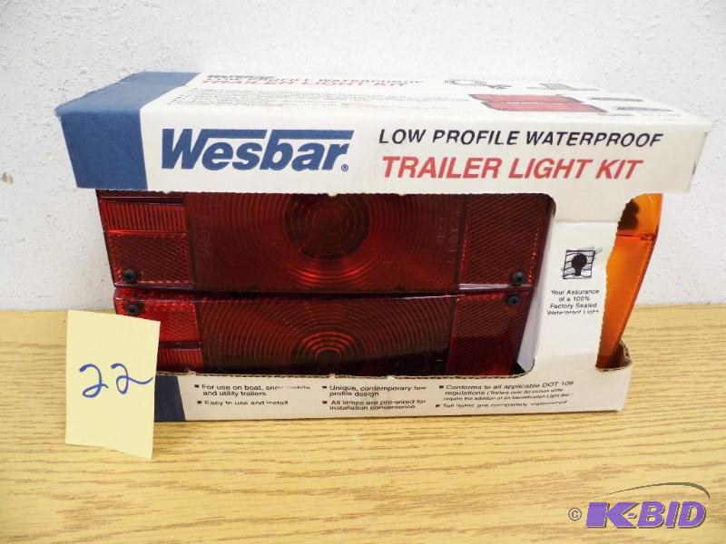 Wesbar Wraparound Trailer Light Kit