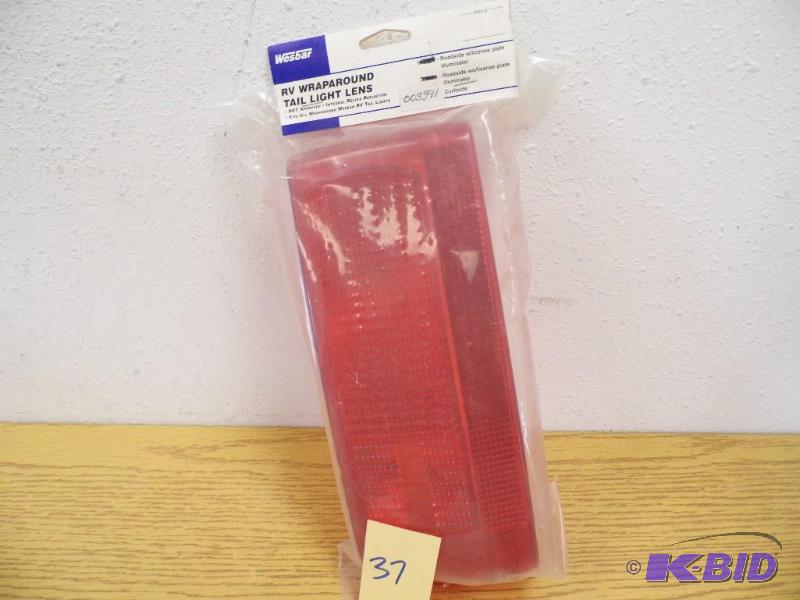 Wesbar RV Wraparound Tail Light Lens