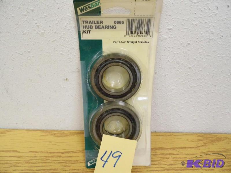 Wesbar Trailer Hub Bearing Kit