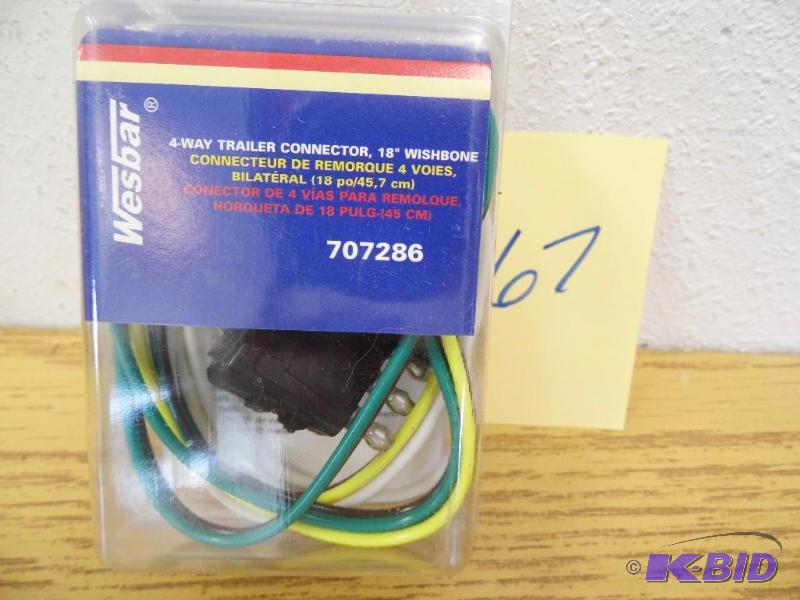 Wesbar 4-Way Trailer Connector