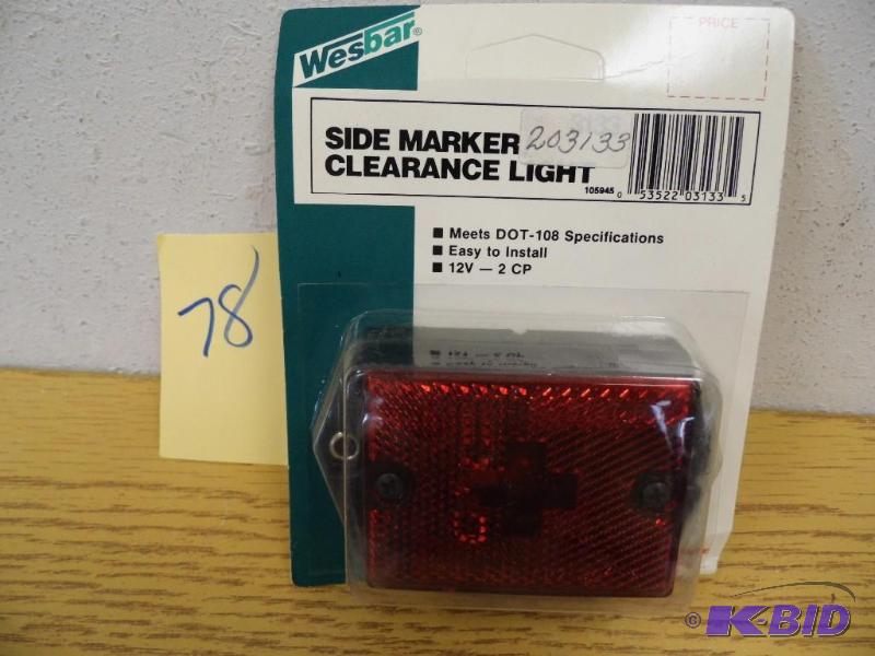 Wesbar Earmount Clearance Marker Lamp