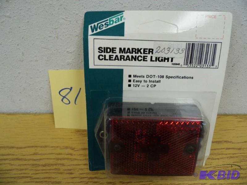 Wesbar Earmount Clearance Marker Lamp