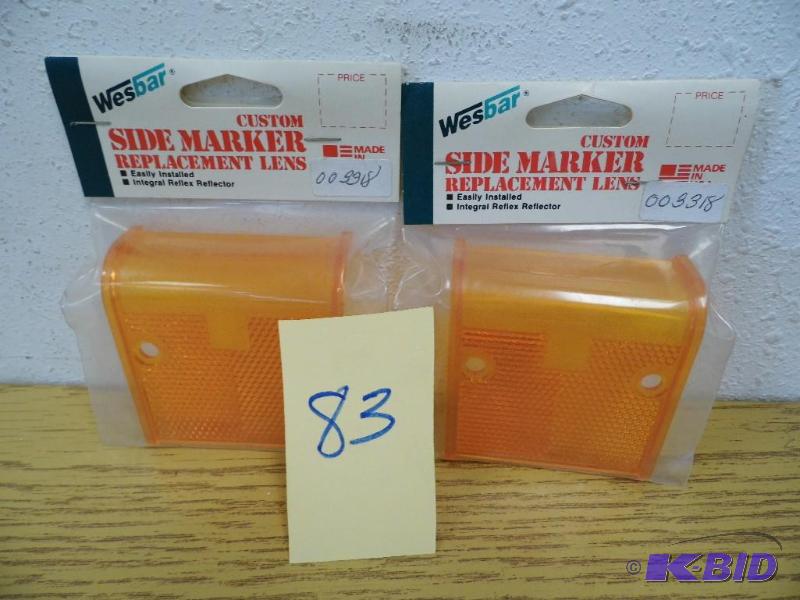 Wesbar 2 Piece Side Marker Replacement Lens
