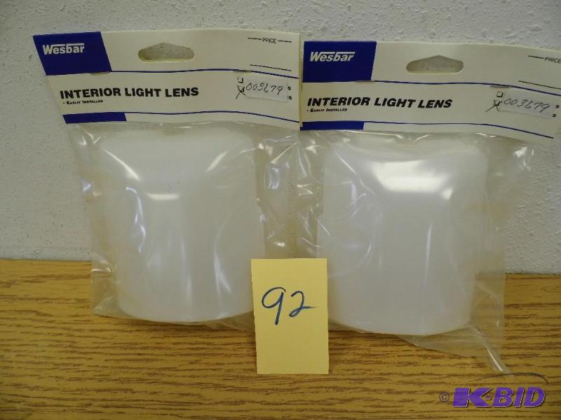 Wesbar 2 Piece Interior Light Lens