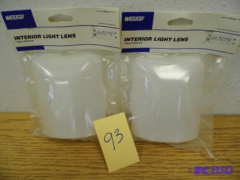 Wesbar 2 Piece Interior Light Lens