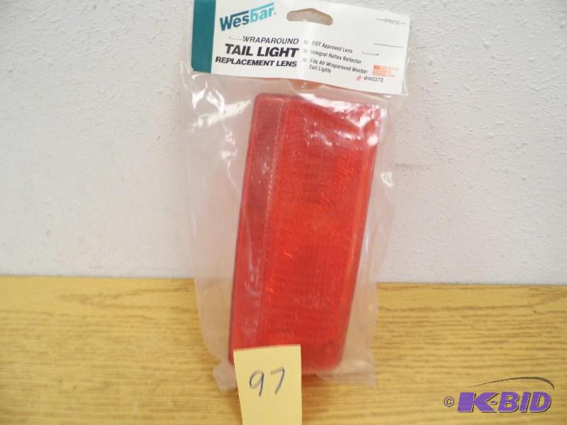 Wesbar Wraparound Tail Light Replacement Lens