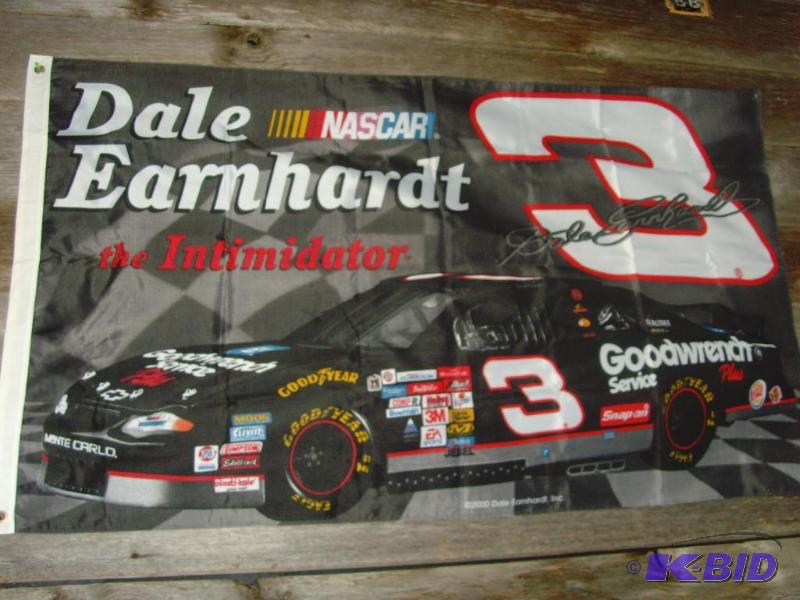 lot 17 image: Dale Earnhardt #3 Car Flag