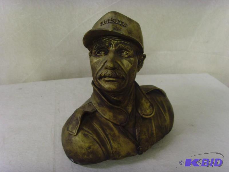 lot 28 image: Dale Earnhardt Tribute Bust