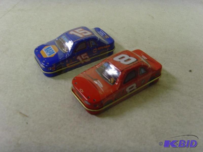 lot 56 image: NASCAR Peppemint Tins Sealed