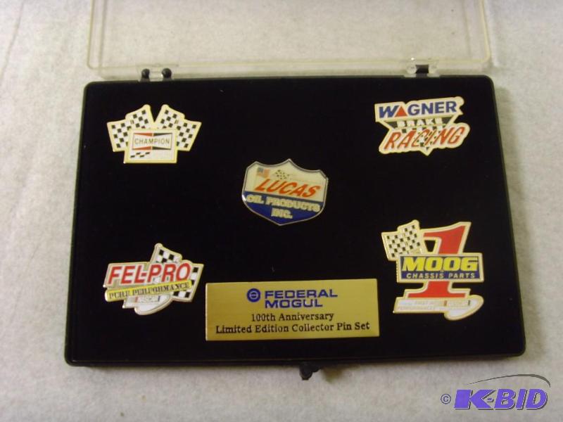 lot 72 image: Limited Edition NASCAR Pin Set