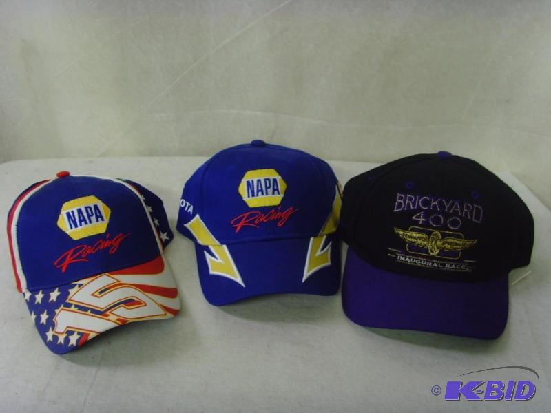 lot 77 image: NASCAR Ball Caps