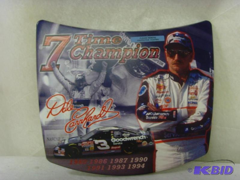lot 8 image: Dale Earnhardt NASCAR Hood
