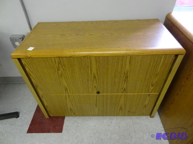38&quot wood 2 drawer lateral file...