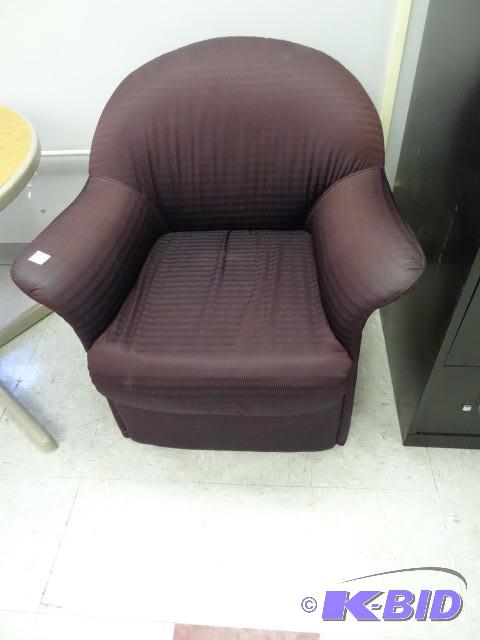 Cushioned lounge chair...