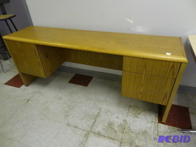 Laminate office credenza. 4 drawer....