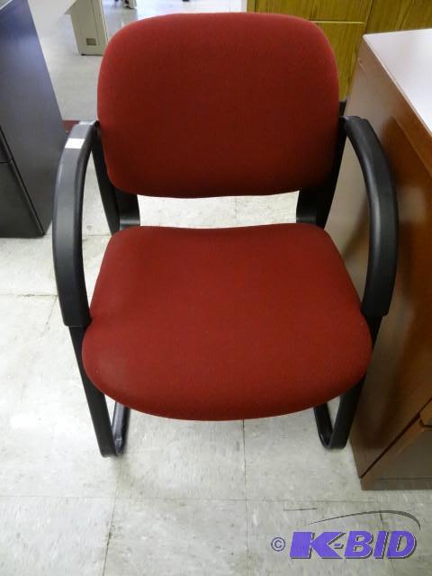 Metal framed side chair...