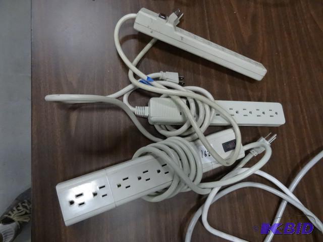 3 outlet strips...