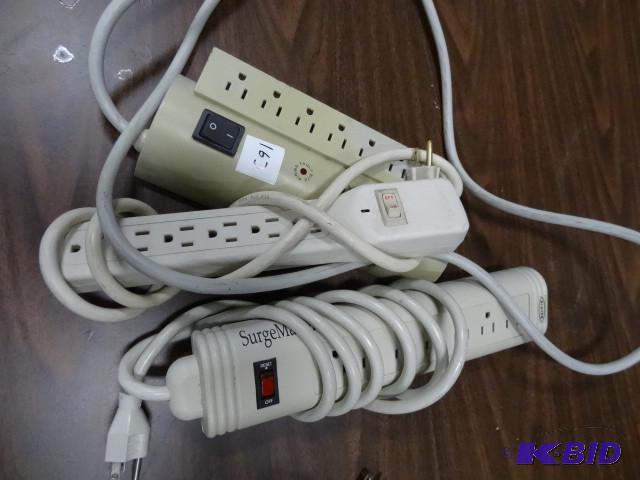3 outlet strips...