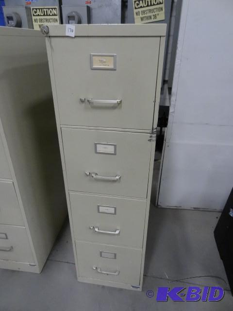 15&quot metal 4 drawer file cabine...