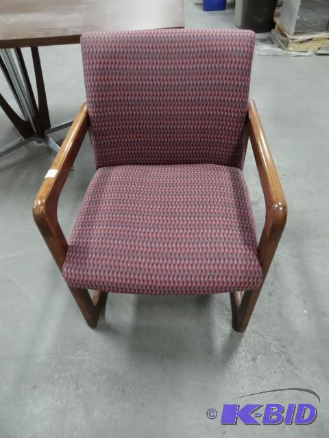 Wood framed side chair....