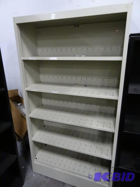 36 x 13 x 67 metal book shelf...