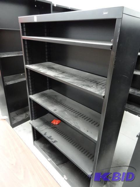38 x 12 x60 metal book shelf...