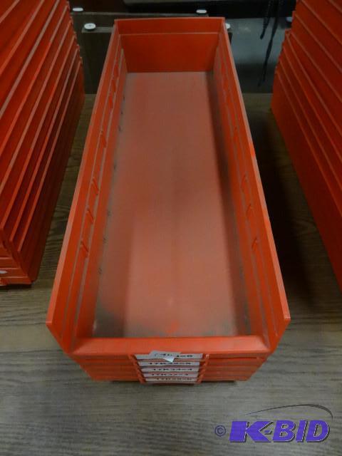 8 x 24 x 4 hardware bins. Qty 5...