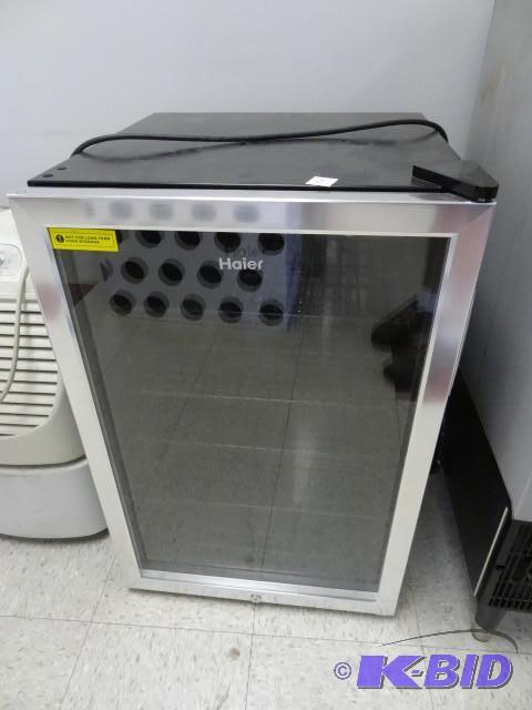 Haier glass door fridge. 20 x 21 x ...