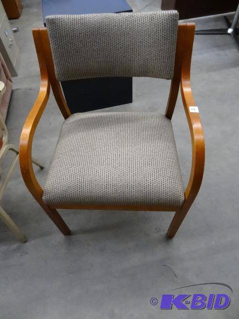 Wood framed side chair....