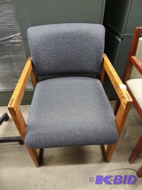 Wood framed side chair....