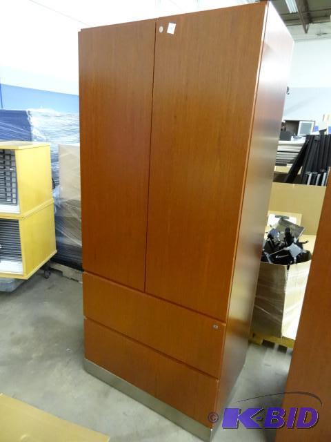 2 door laminate cabinet with 2 shel...