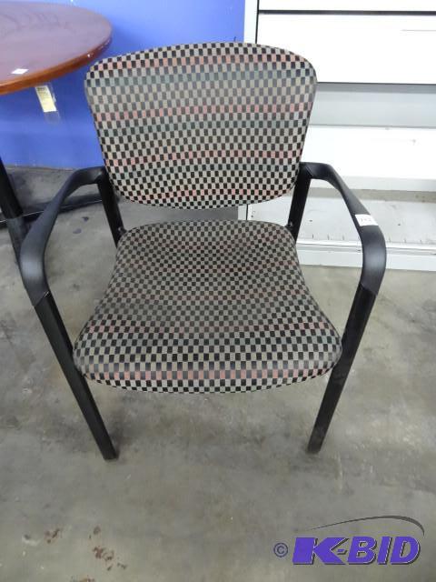 Metal framed side chair...