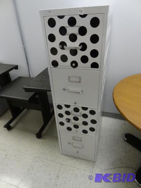 15&quot metal 4 drawer file cabine...