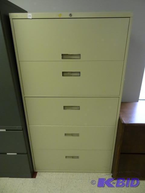 36&quot metal 5 drawer lateral fil...