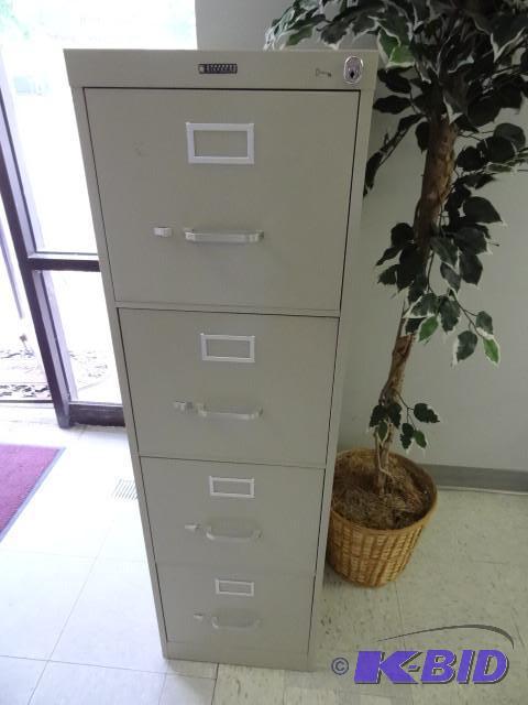 15&quot metal 4 drawer file cabine...