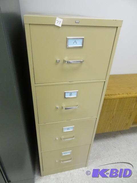 18&quot metal 4 drawer file cabine...