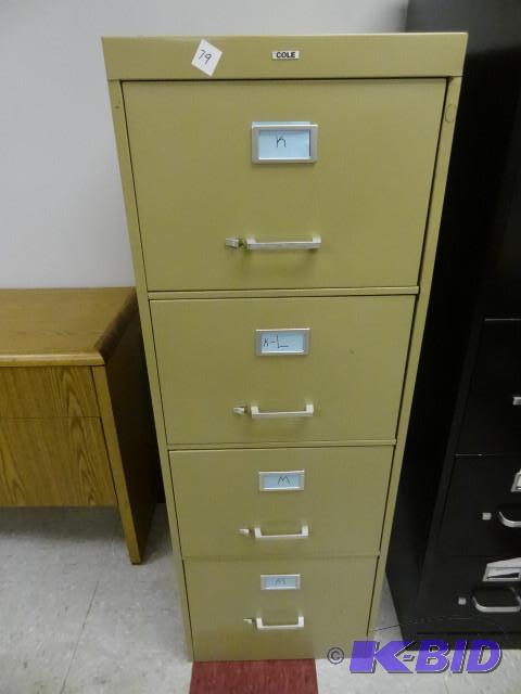 18&quot metal 4 drawer file cabine...