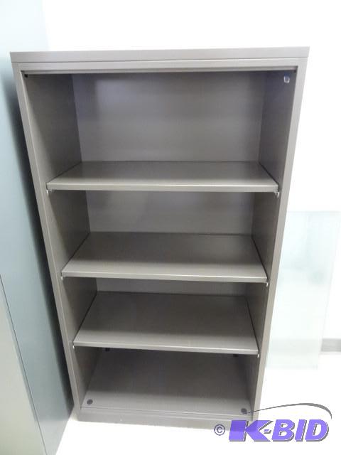 30 x 15 x 56 metal book shelf...